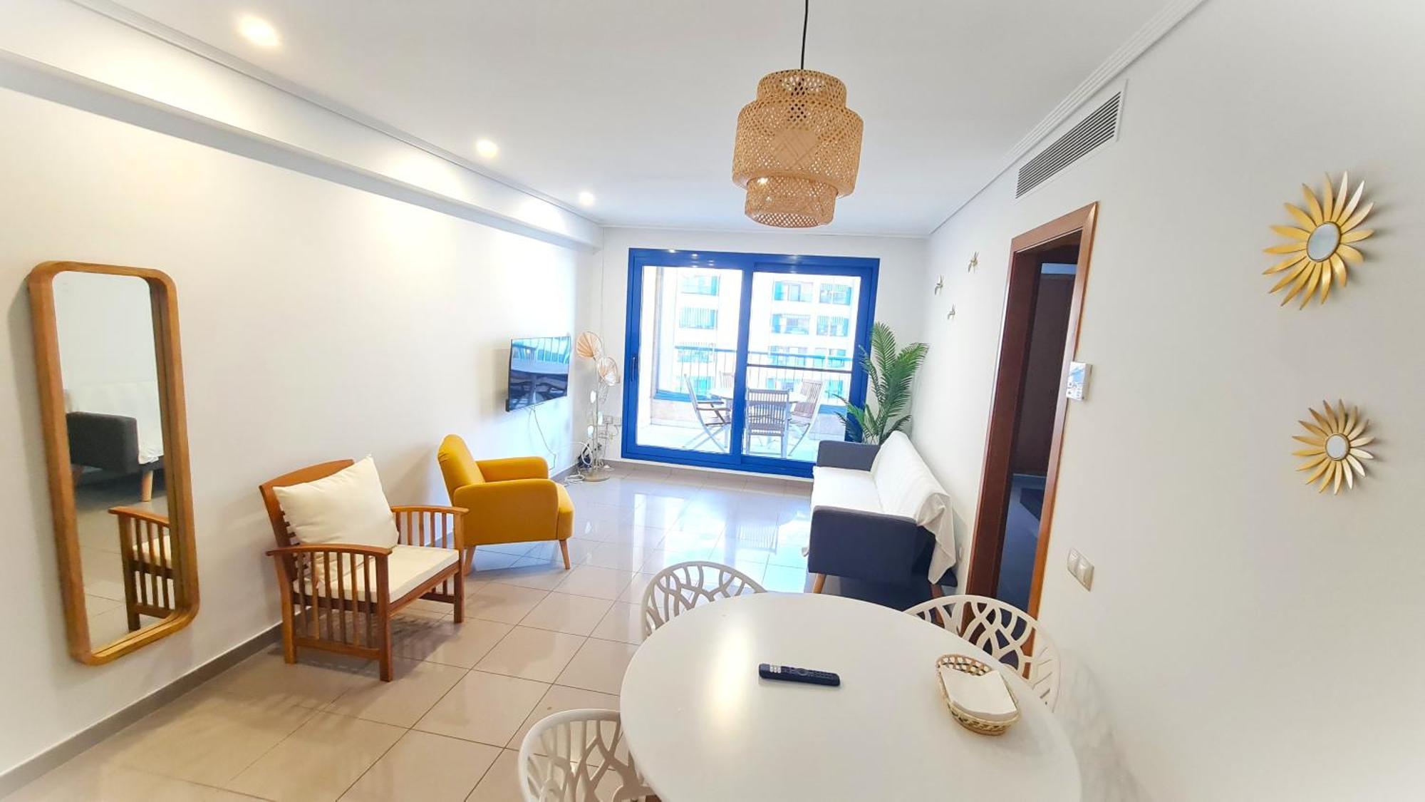Beach Valencia Luxury D15-9 Apartment With Terrace And Sea Views With Two Rooms Buitenkant foto