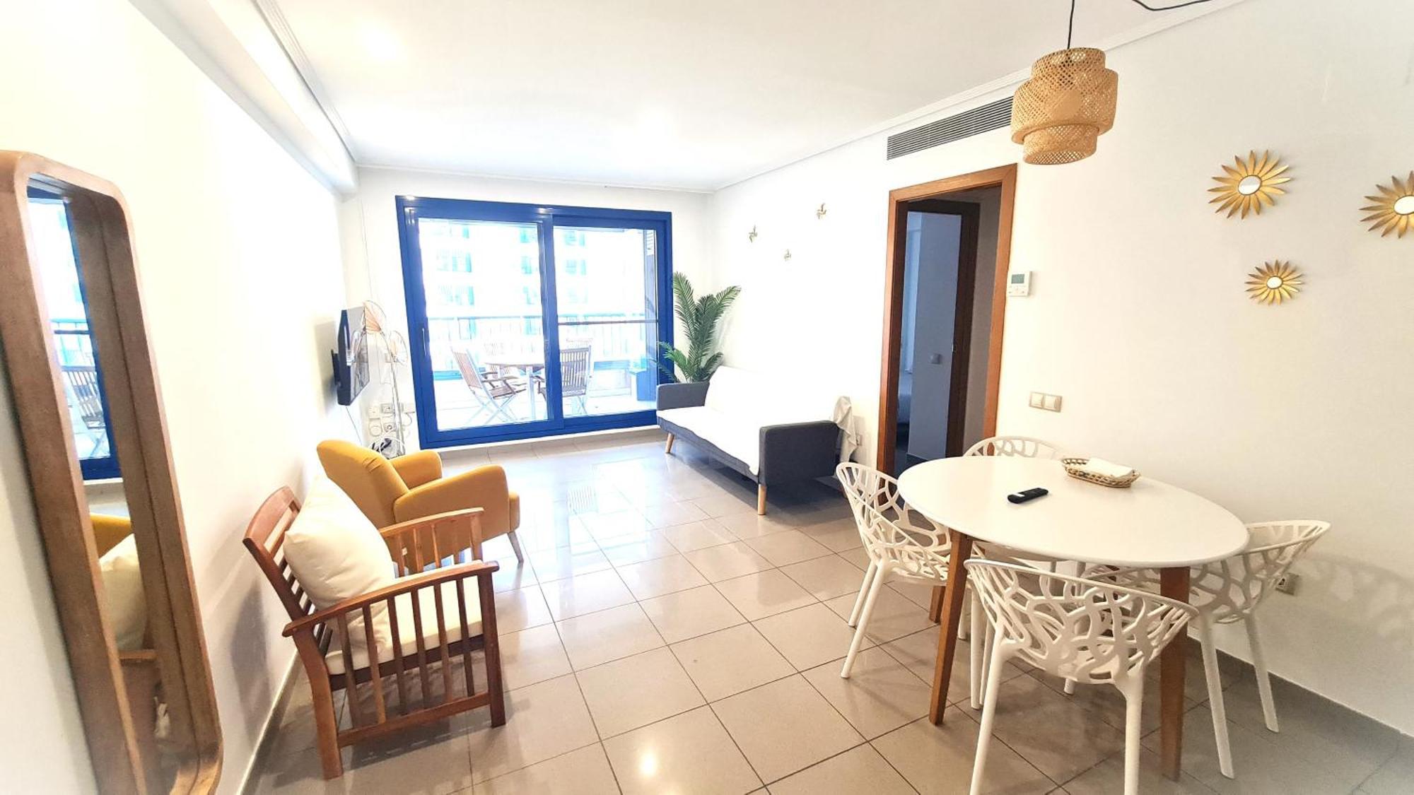 Beach Valencia Luxury D15-9 Apartment With Terrace And Sea Views With Two Rooms Buitenkant foto